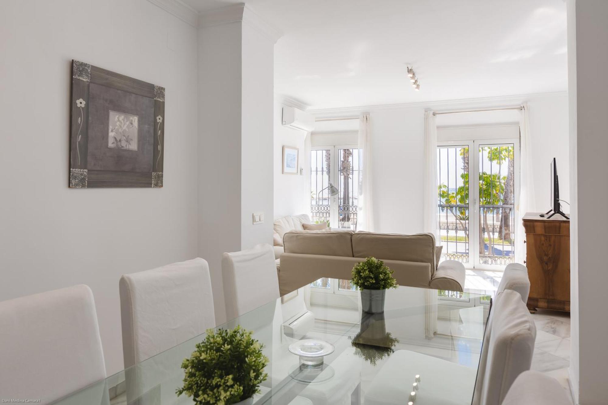 Apartamento Con Vistas Al Mar Malaga Bagian luar foto