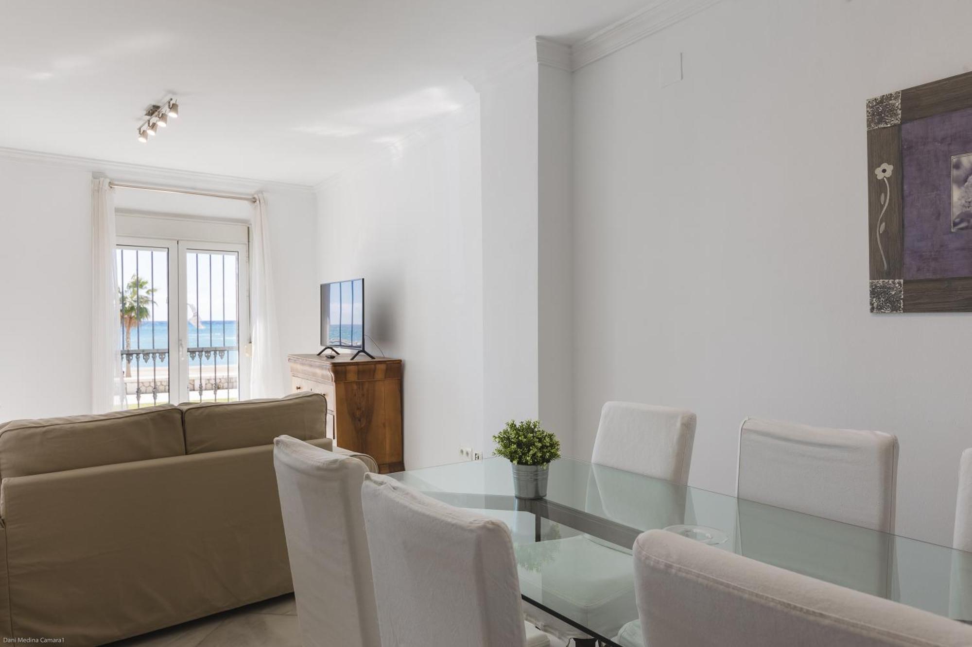 Apartamento Con Vistas Al Mar Malaga Bagian luar foto
