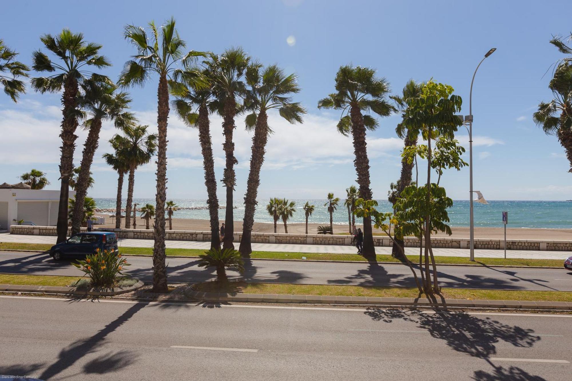 Apartamento Con Vistas Al Mar Malaga Bagian luar foto